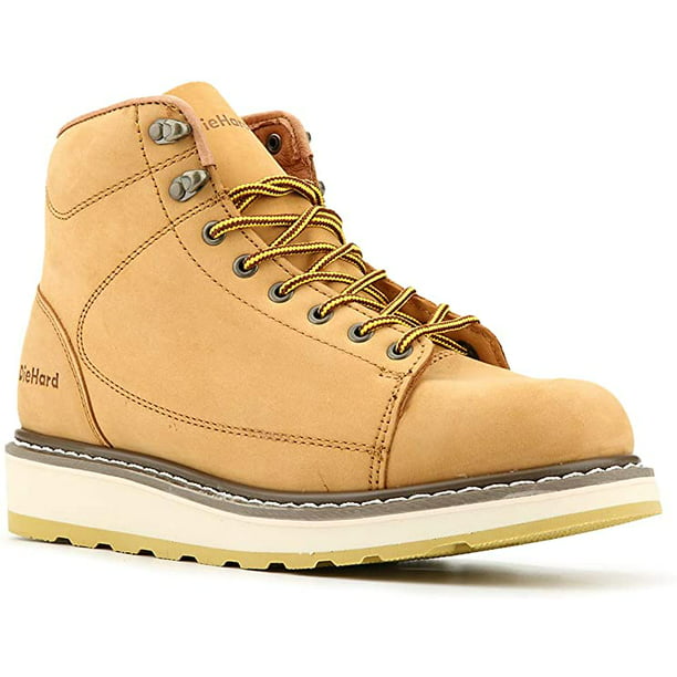 DieHard SURETRACK 84101 Men's Work Wedge Boots Nubuck Leather Soft Toe 6''